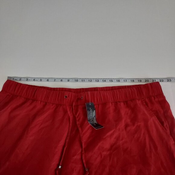 Banana Republic Pull On Red Jogger Cargo Pants Size XXL - Picture 14 of 14